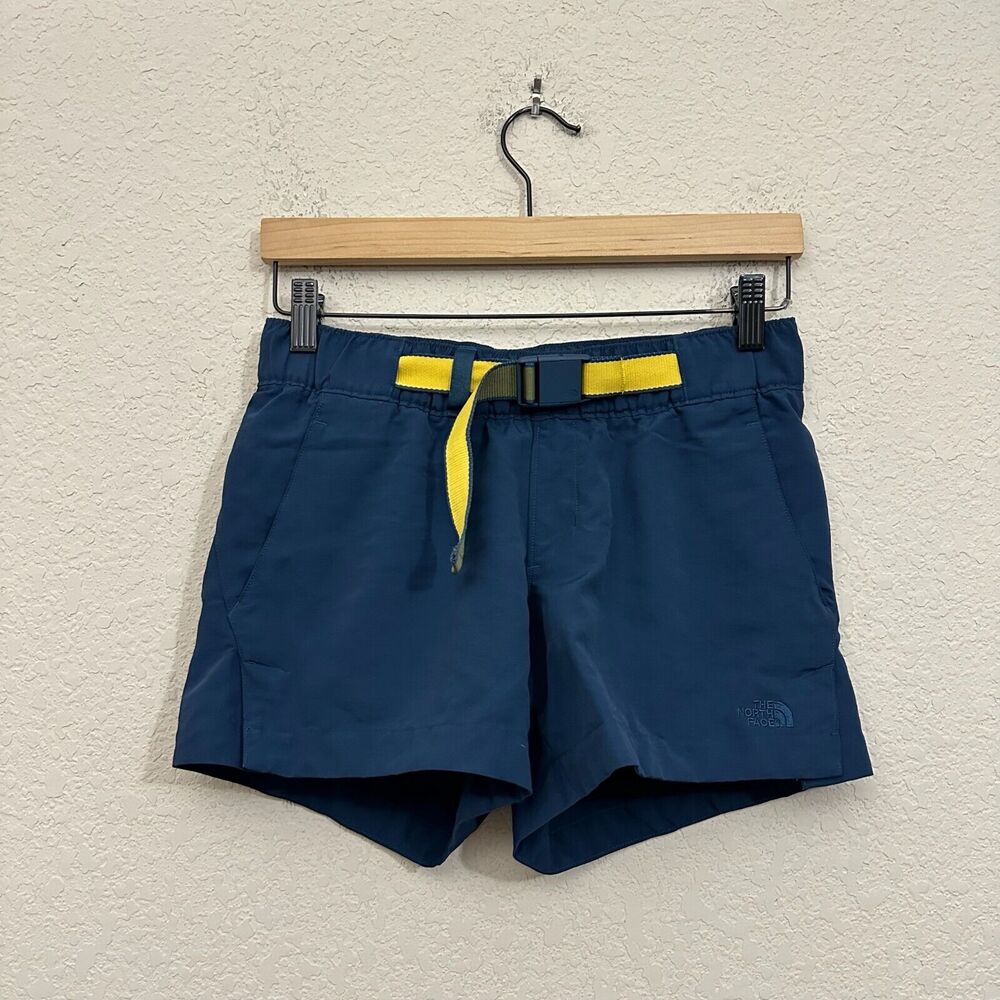 NWOT THE NORTH FACE Nylon Class V Hike Shorts Outdoor Blue Wing Teal XS